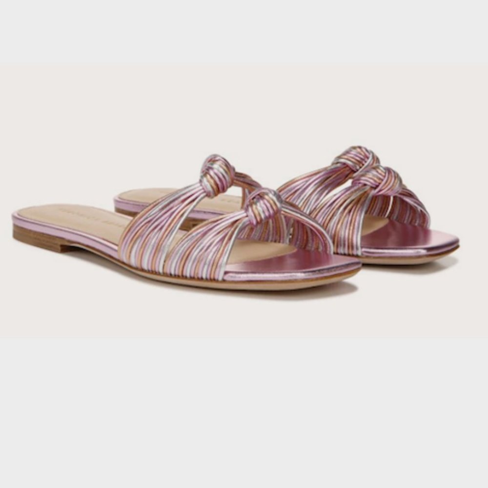 Veronica Beard Gemma Knotted Slide Sandal